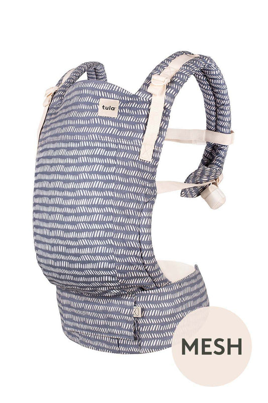 Ergonomic Free-to-Grow Baby Carrier Coast Beyond from Tula.