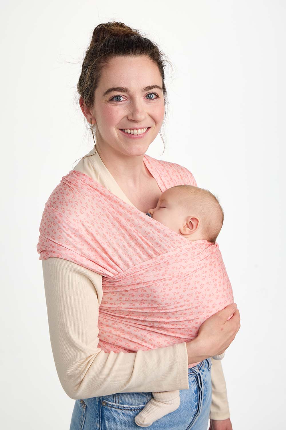 Ditsy Floral Stretchy Baby Wrap – Baby Tula UK - Main Image