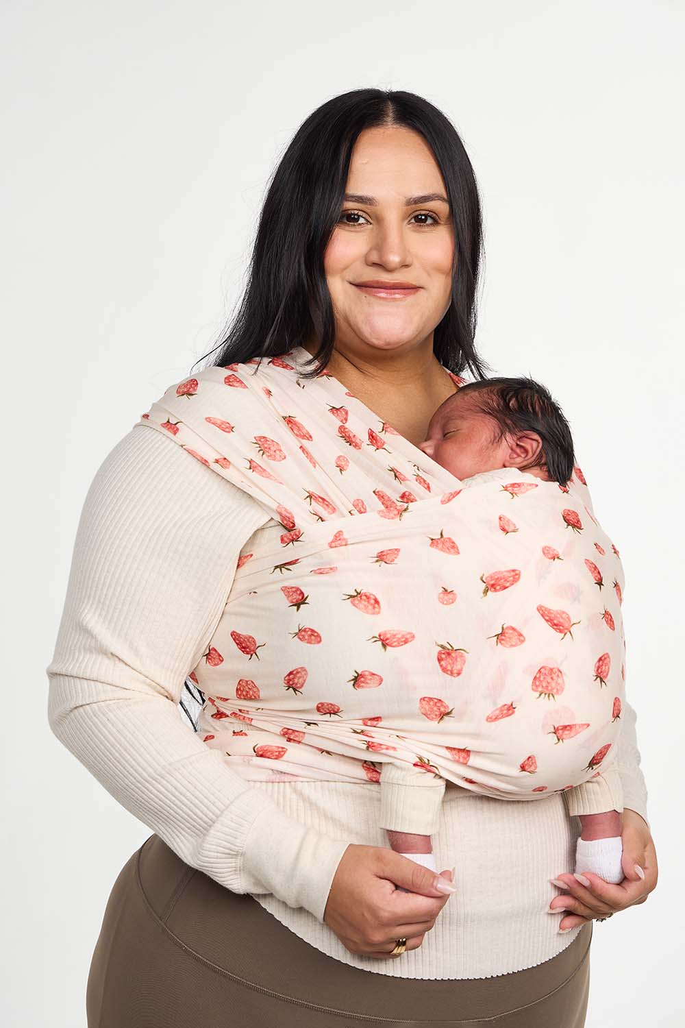 Strawberry Stretchy Baby Wrap – Baby Tula UK