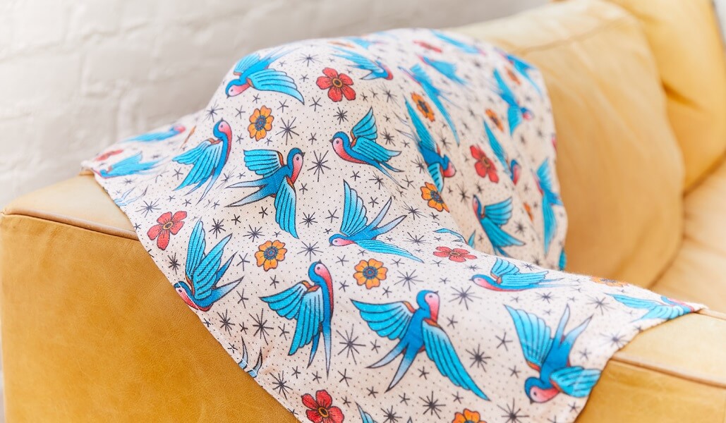Tula Baby Blanket Flash with Birds