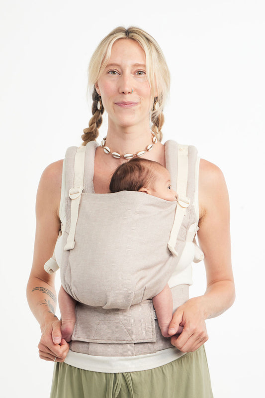 Sand - Linen Free-to-Grow Baby Carrier