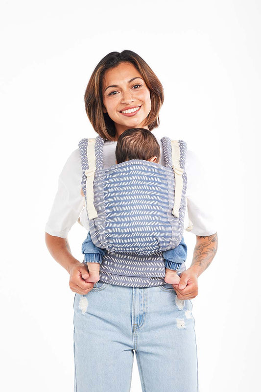 Ergonomic Free-to-Grow Baby Carrier Coast Beyond from Tula.