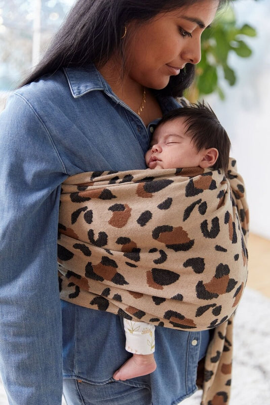 Leopard Ring Sling Baby Tula