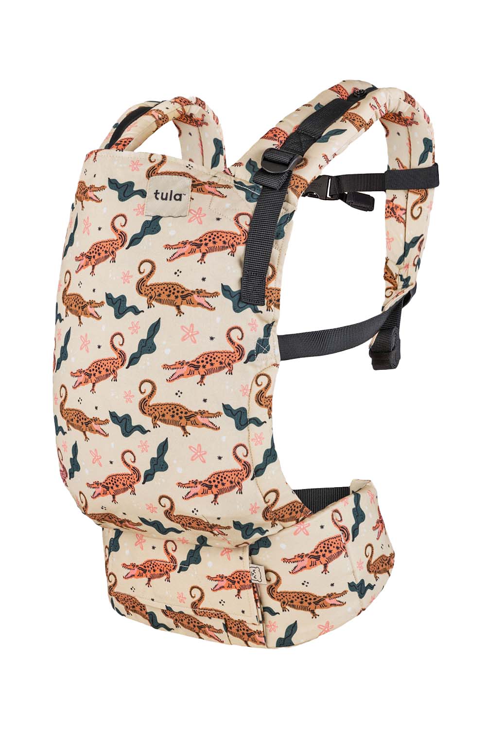 Crocodile Smile - Cotton Free-to-Grow Baby Carrier
