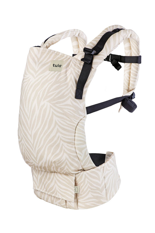 Tula beige zebra print baby Carrier Free-to-Grow