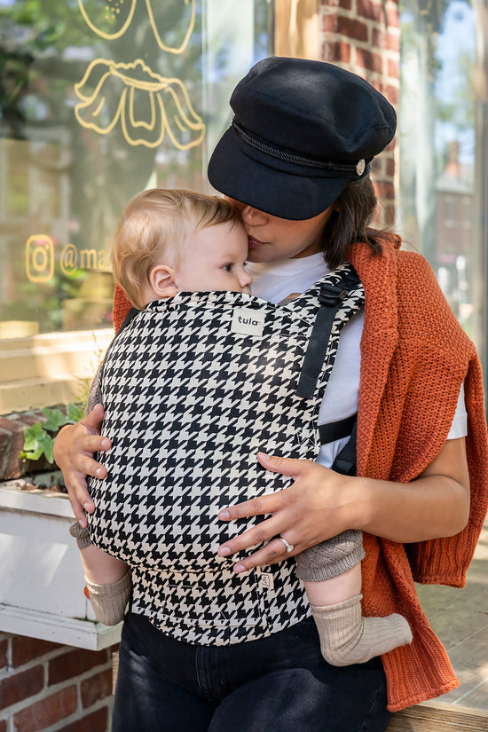 Houndstooth - Cotton Free-to-Grow Baby Carrier - Baby Tula UK