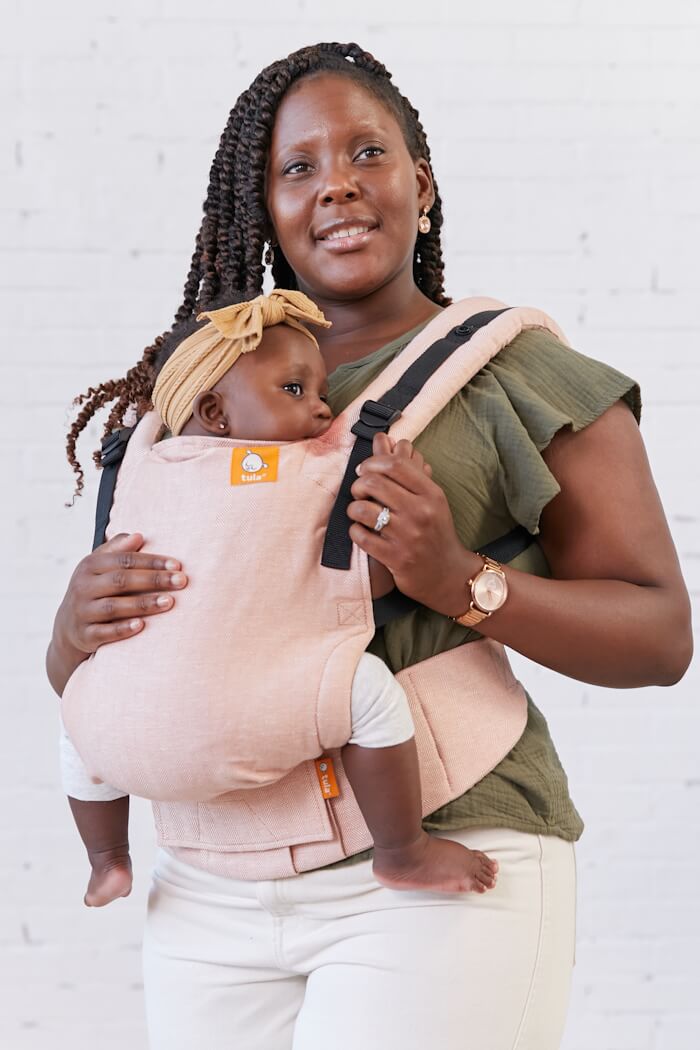 Free To Grow Baby Wearing Tula Linen Ergonomic Baby Carrier Free