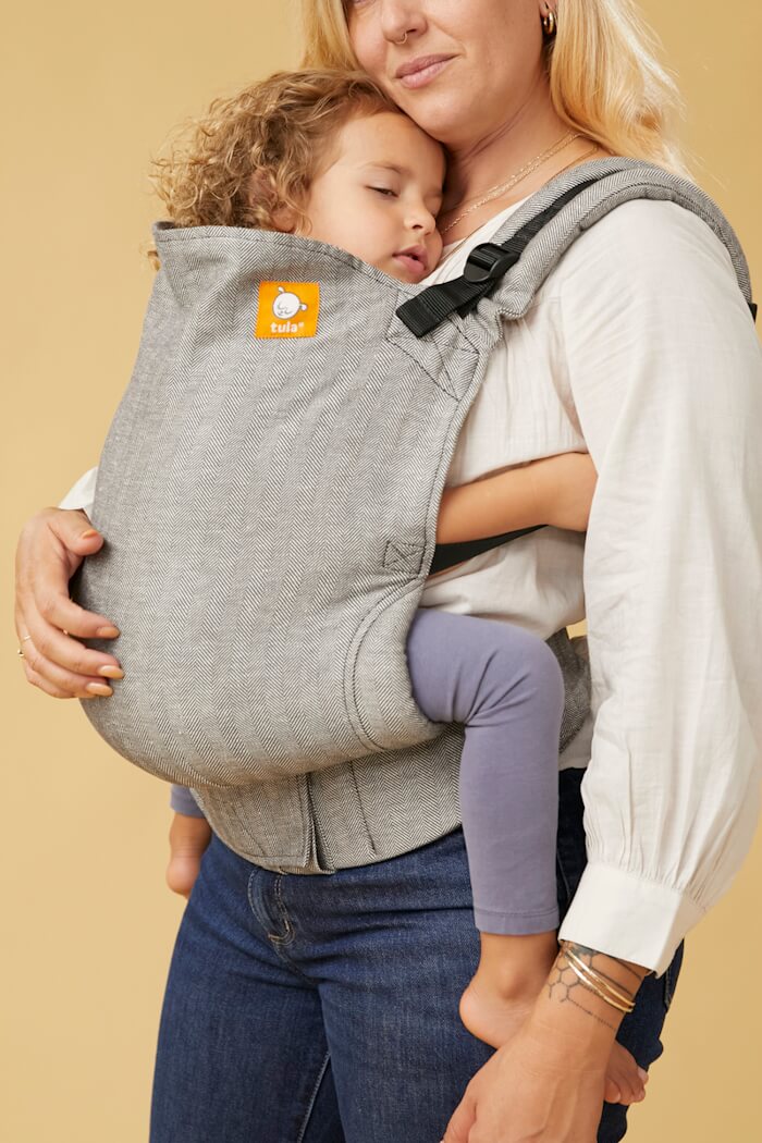 Tula Linen Toddler Carrier Ash – Baby Tula UK - Main Image