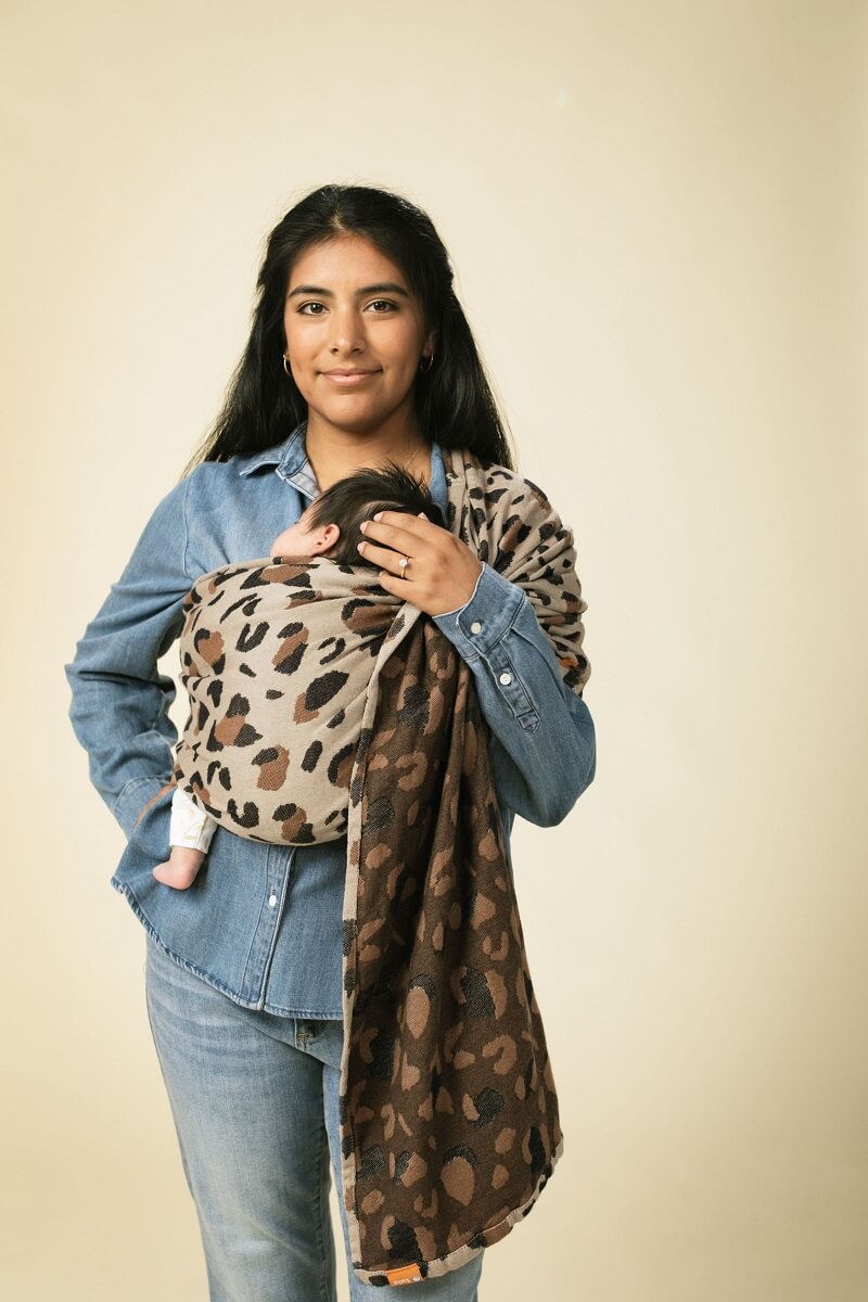 Leopard Ring Sling Baby Tula