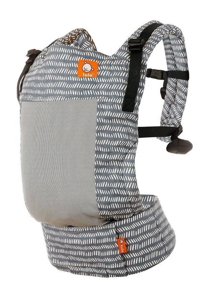Ergonomic Free-to-Grow Baby Carrier Coast Beyond from Tula.