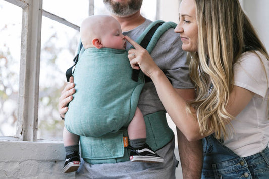 Reef - Tula Linen Free-to-Grow Baby Carrier