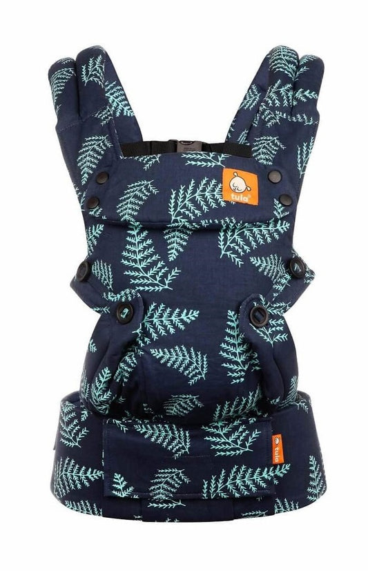 Tula Explore Baby Carrier Everblue, blue with turqouise ferns