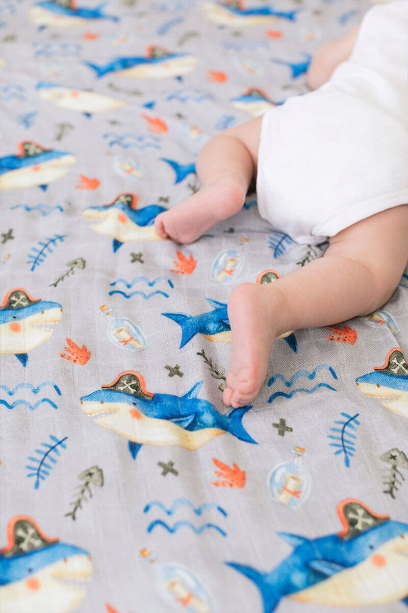 Baby Tula Shark Baby Blanket