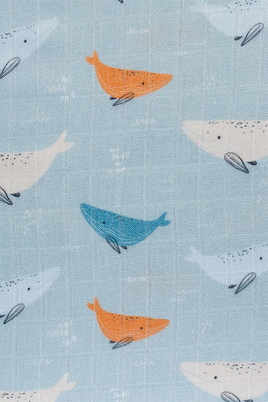 Tula Baby Whale Blanket.