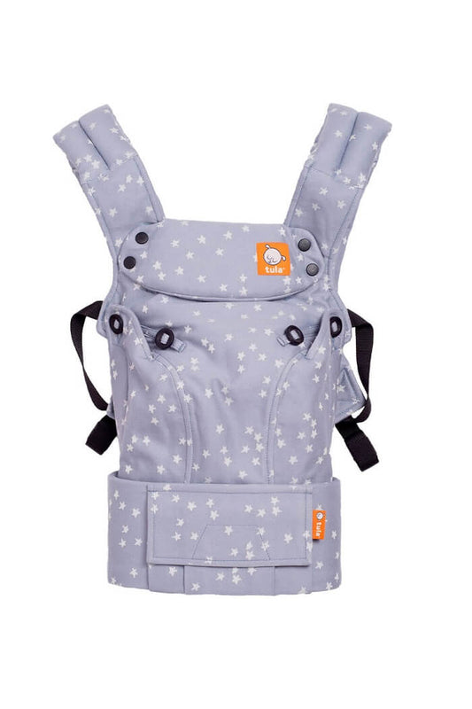The ergonomic and forward-facing Signature woven Explore Baby Carrier Stella.