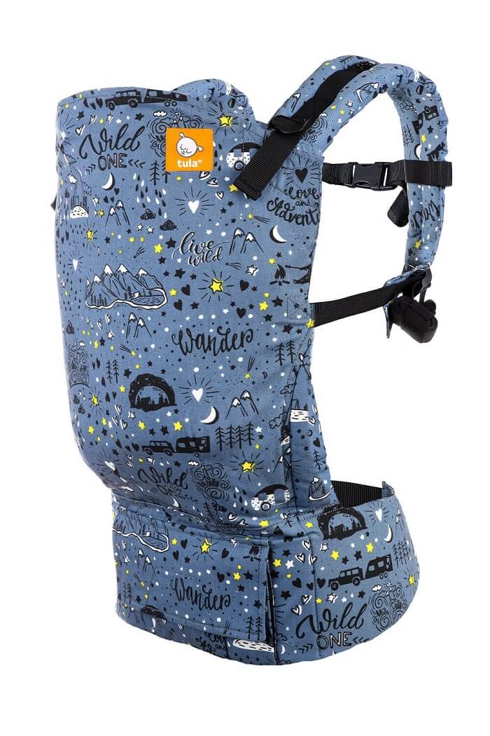 Blue hiking camping Tula Toddler Carrier Wander.